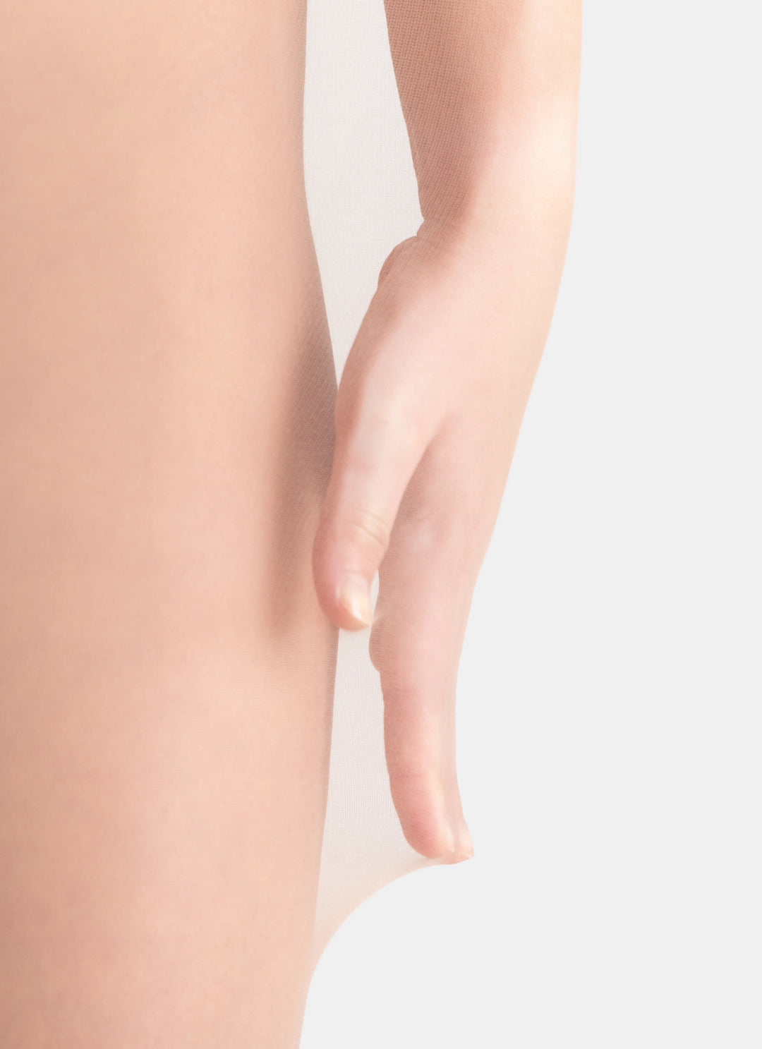 Strumpfhose mit Spitzenbund | nadotec KRÁSY | 30 DEN beige