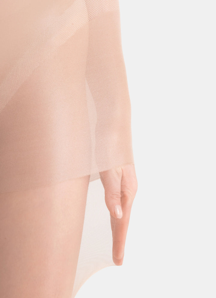 5er-PACK: Figurformende Strumpfhosen | nadotec LADNOSTI | 20 DEN beige