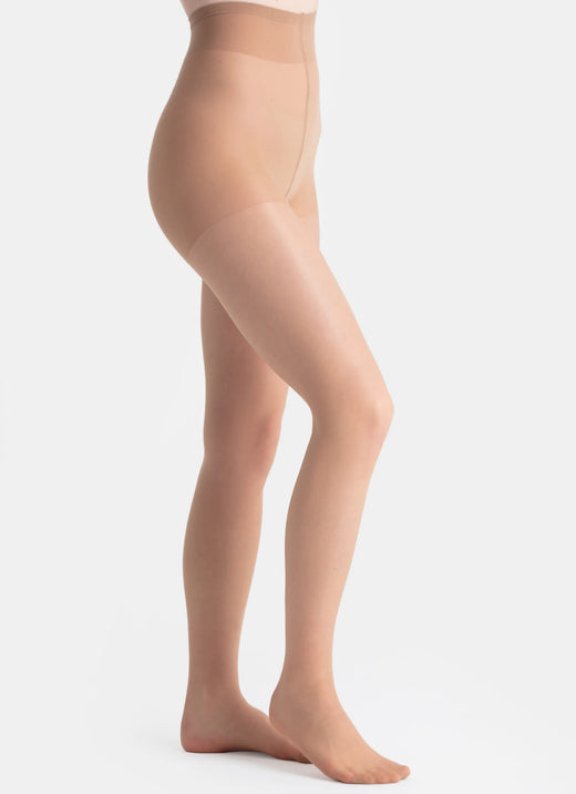 5er-PACK: Antistatische Strumpfhosen | nadotec JISKRY | 17 DEN beige