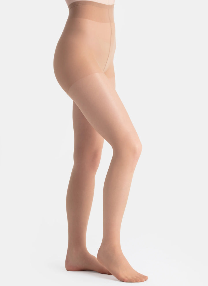 5er-PACK: Antistatische Strumpfhosen | nadotec JISKRY | 17 DEN beige