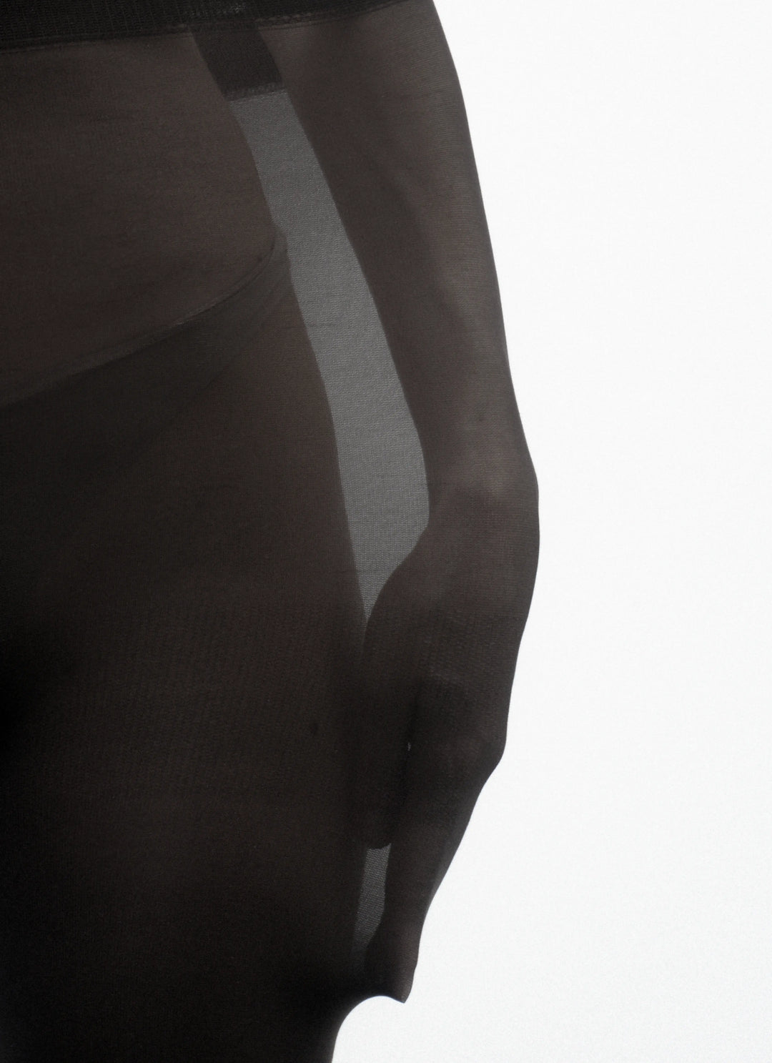 Farbige Strumpfhose aus Mikrofaser | nadotec NOIR | 40 DEN schwarz