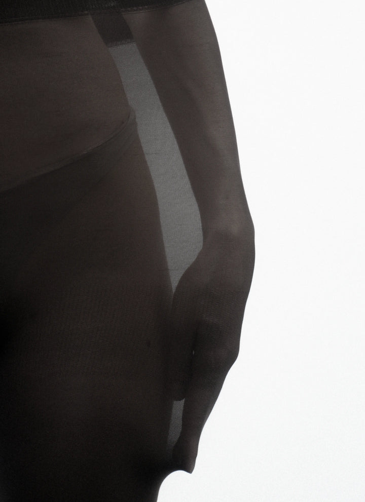 Farbige Strumpfhose aus Mikrofaser | nadotec NOIR | 40 DEN schwarz