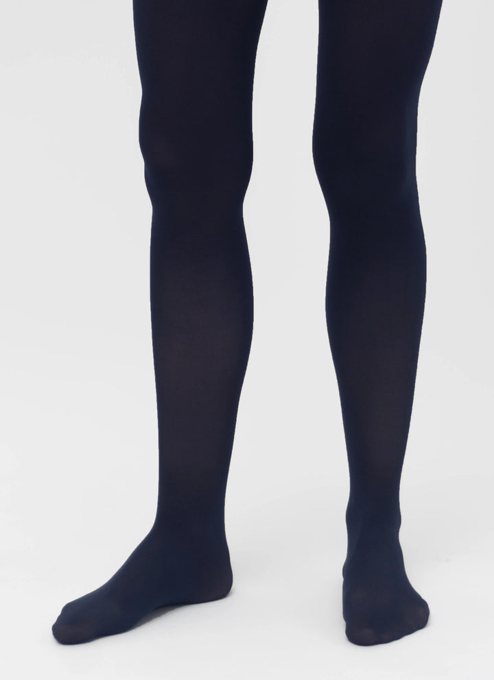 Farbige Strumpfhose aus Mikrofaser | nadotec MIDNIGHT | 40 DEN blau