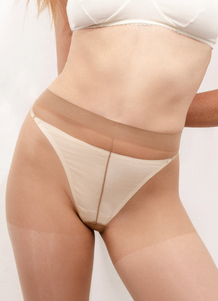 Strumpfhose mit Make-up-Effekt | nadotec MAKE-UP EFFECT | 15 DEN