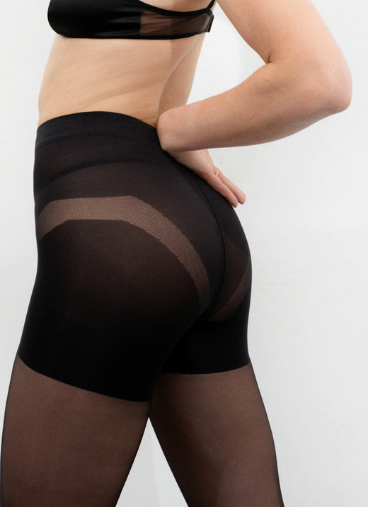 Figurformende Strumpfhose | nadotec SILHOUETTE | 20 DEN schwarz